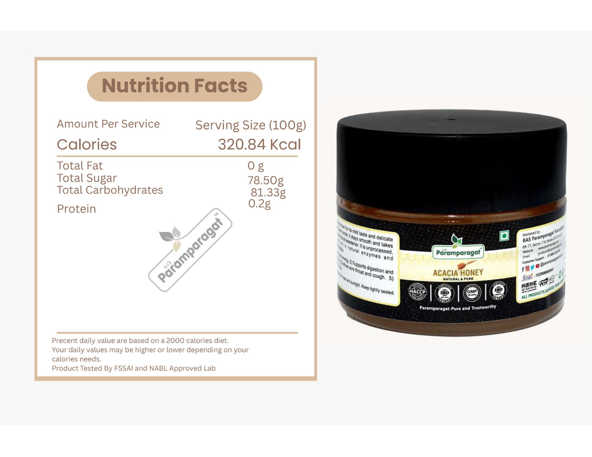 Buy Acacia Honey Online - Paramparagat