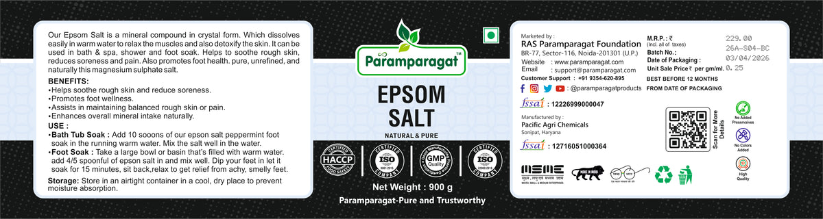 Buy Epsom Salt Online - Paramparagat