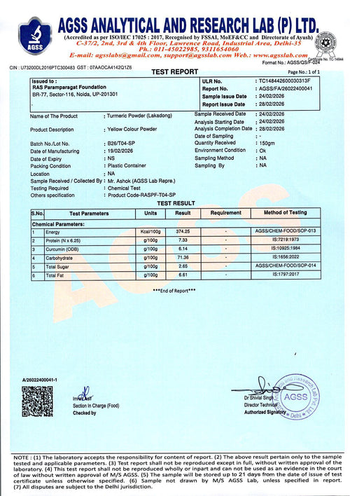 Lakadong Turmeric Powder