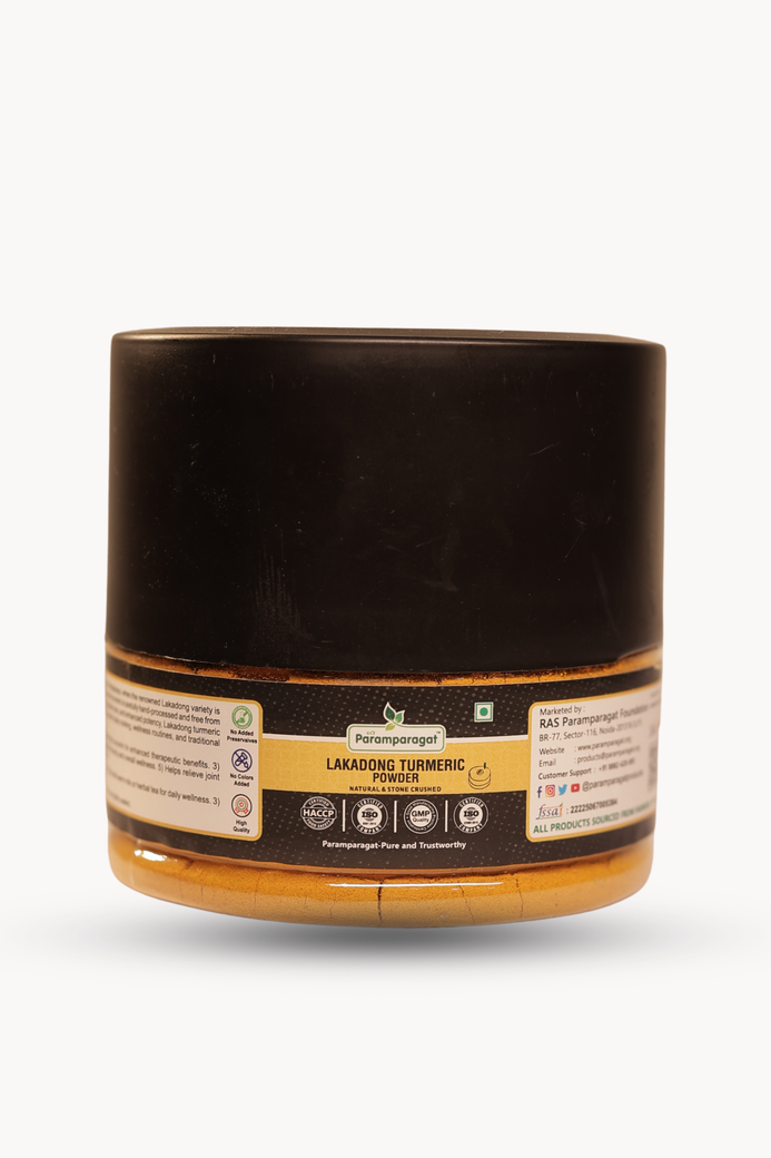 pure indian spices Lakadong Turmeric Powder – paramparagat